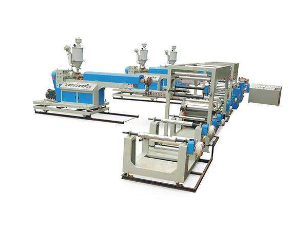 XYF-C900-1700型編織布擠出淋膜復(fù)合機（三主機）